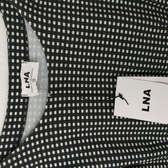 LNA REVOLVE Gingham Alaina Dress Size XS - Picture 3 of 4